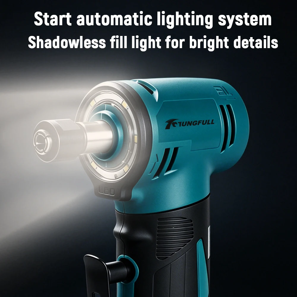 12V Brushless Electric Grinder Multifunctional Handheld Polishing Charging Miniature Carving Power Tool for Household Use