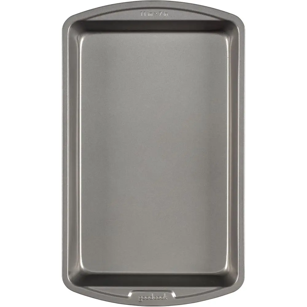 Everyday Use Scratch-Resistant Metal-Utensil Safe Nonstick Baking Pan, 7 x 11-Inch, Gray
