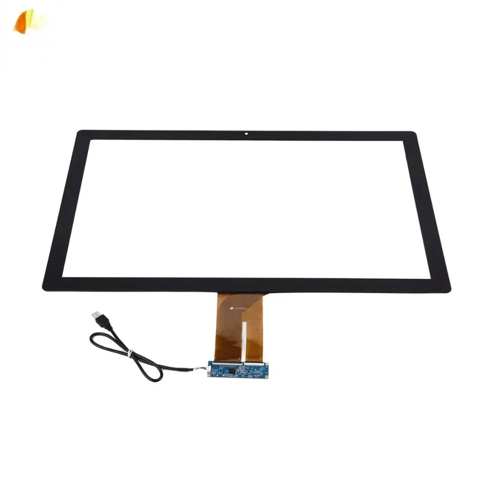 High Quality 27inch/32inch Capacitive Glass Touch Panels with 10 touch points for self service inquiry kiosks Hot sales