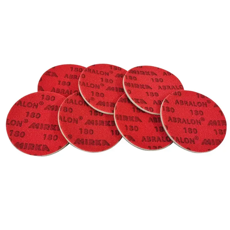 Mirka Abralon 5 นิ้ว 125 มม.180-4000 กรวดฟองน้ํา SangdingDiscs โฟม HOOK LOOP กระดาษทรายได้อย่างยืดหยุ่นภาษาโปลิชคําเครื่องบินสําหรับสีรถแก้ว
