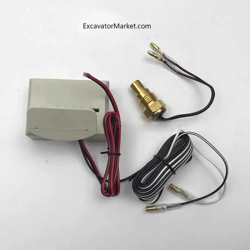 For excavator Excavator for Doushan DH DX 220-5 225-7 Water Temperature Sensor LCD Digital Direct Water Temperature Gauge