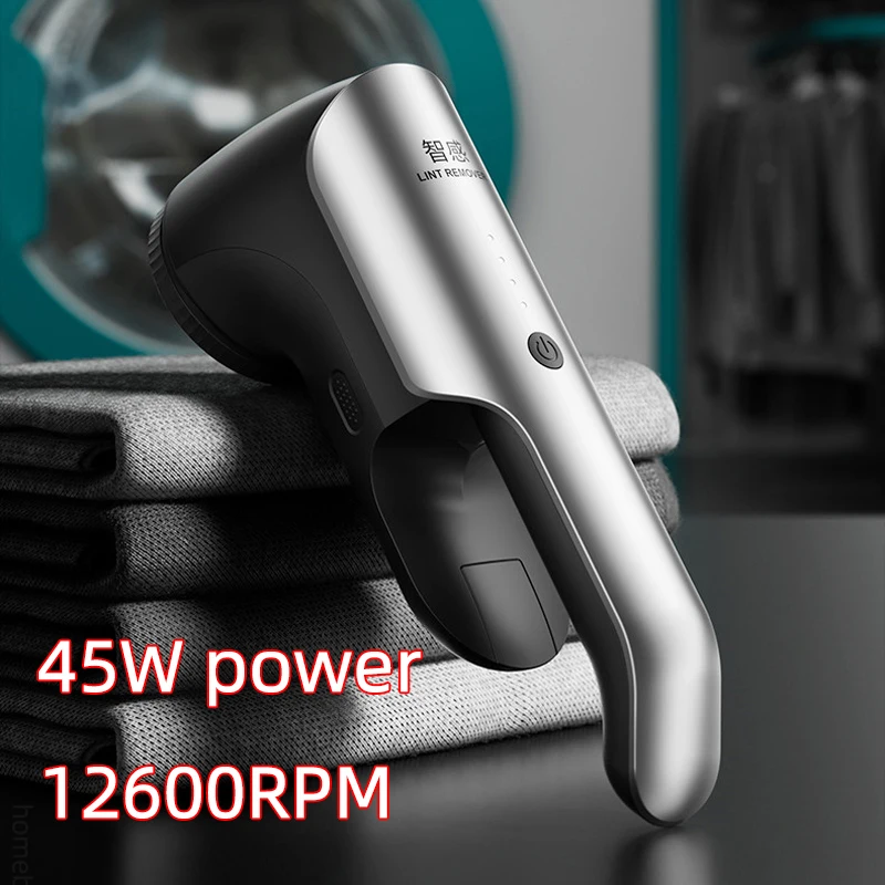 45W Commercial Lint Remover Spool Machine Clothes Hairball Trimmer Professional Electric Lint Remover Dry Cleaners Shaving Ball