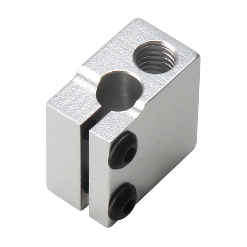 Aliminum Heatblock For 3D Printer Hotend Aluminum Alloy Volcano Extruder Heater Block High Temperature Hardened