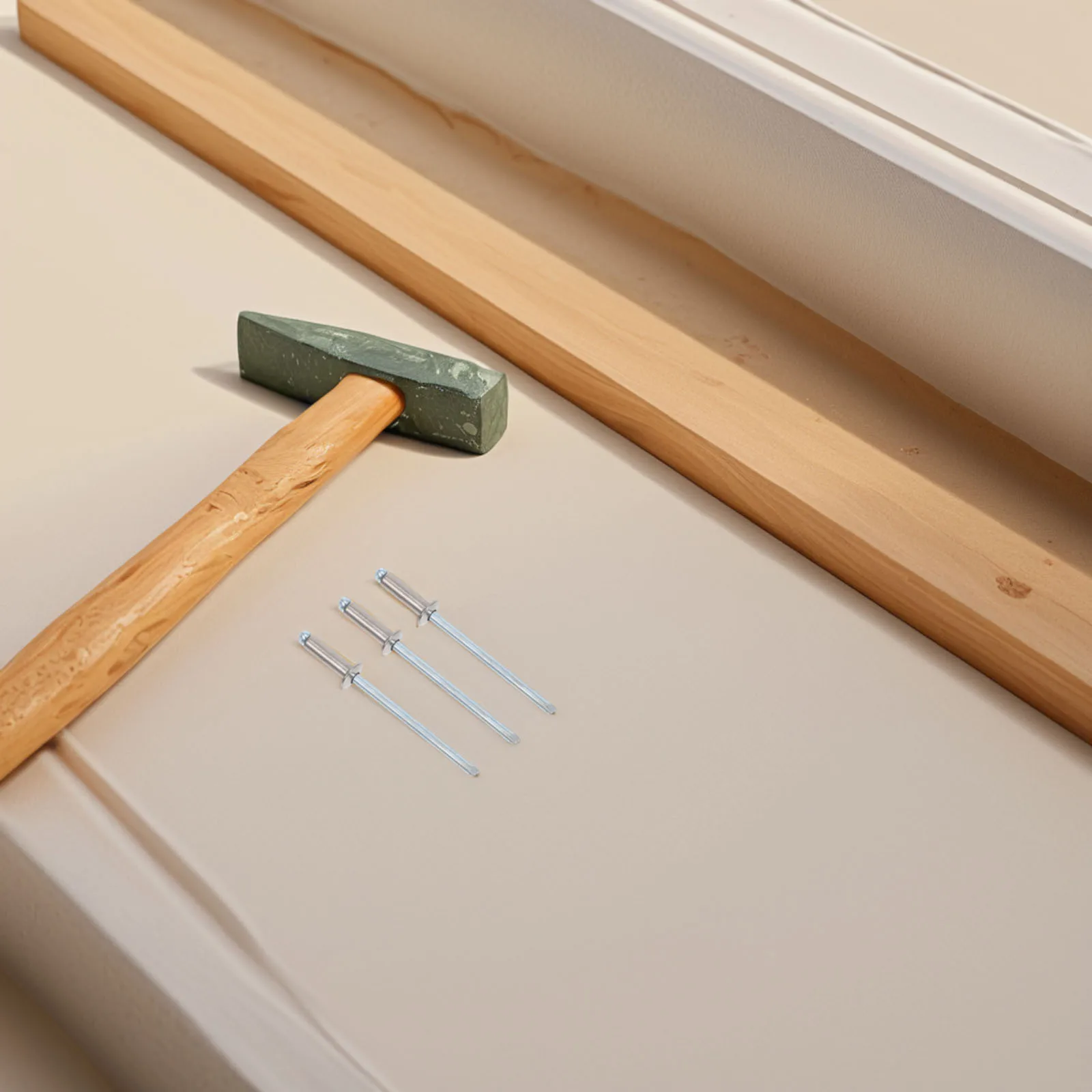 50 remaches ciegos de cabeza de cúpula de acero inoxidable, remaches largos de uso versátil para proyectos de plástico