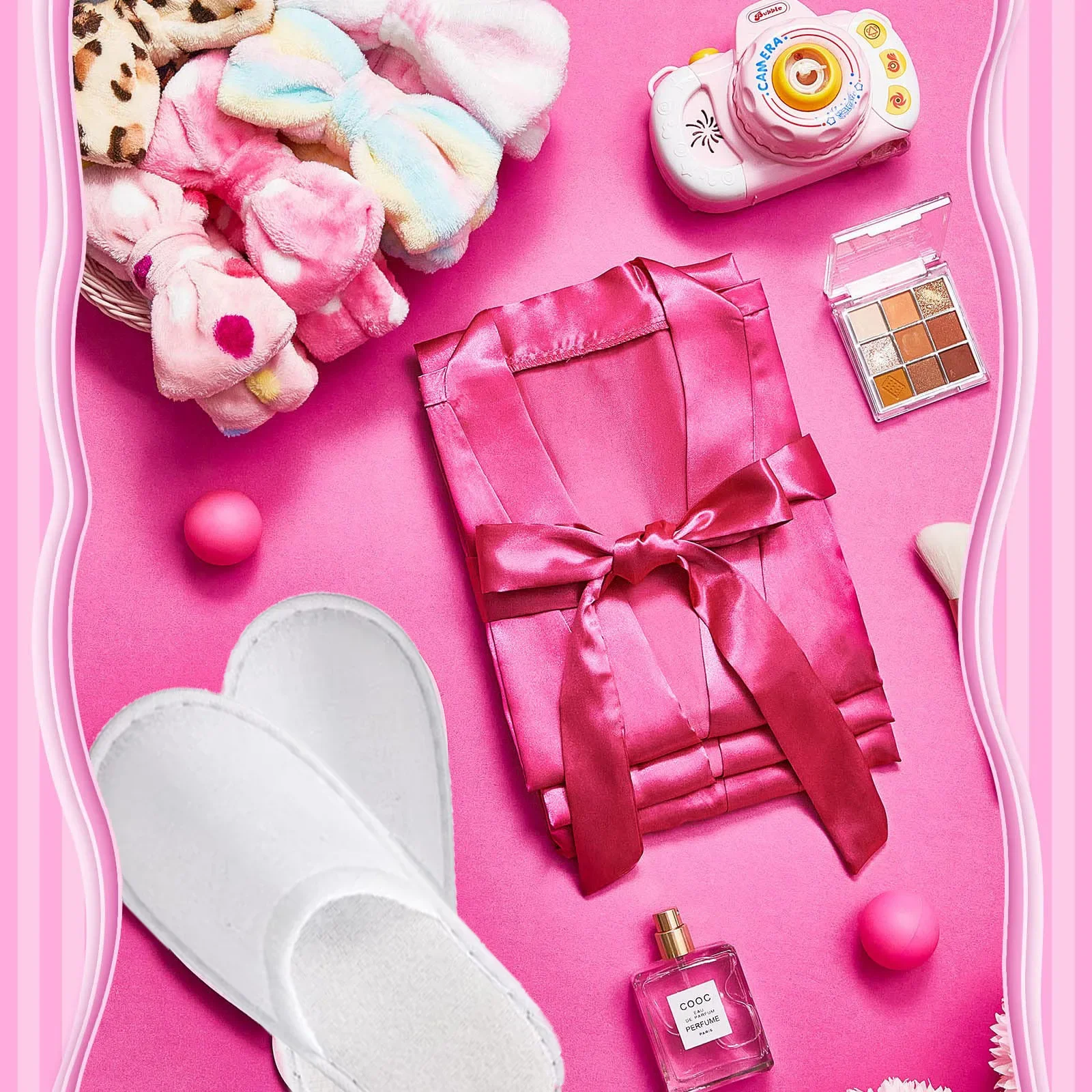 6/8/10/12 مجموعة حفلة سبا للفتيات سبا حفلة عيد ميلاد لوازم للأطفال هدايا حفلات الزفاف مع عصابات الرأس معصوب العينين