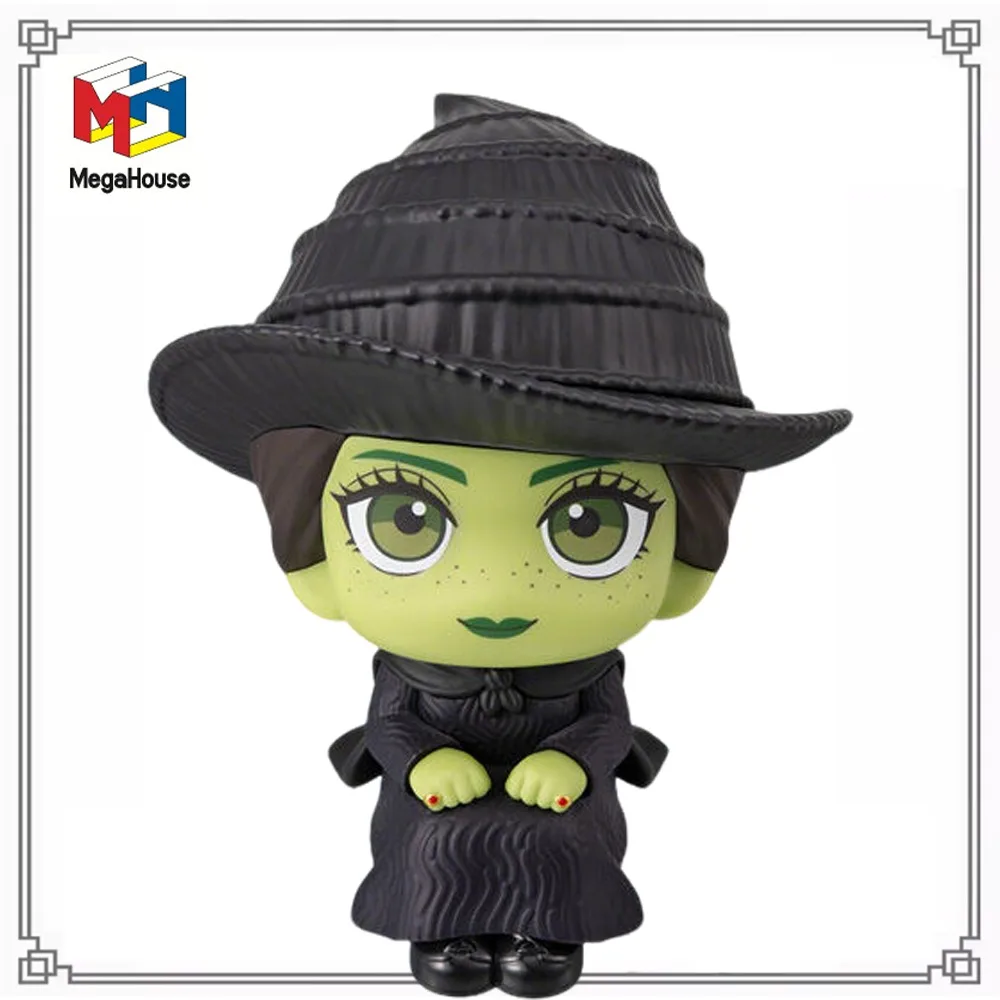 100% en Stock, Figura de Anime Original MegaHouse Look Up Wicked Elphaba, Kit de Modelo para Decoración, Regalo de Cumpleaños, Modelo Coleccionable