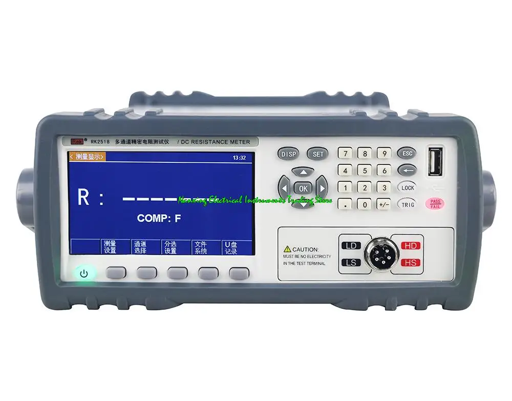 

RK2518-8 Multiplex Resistance Tester Test range: 10uΩ-300KΩ accuracy: 0.05% 8 channels DC low resistance tester