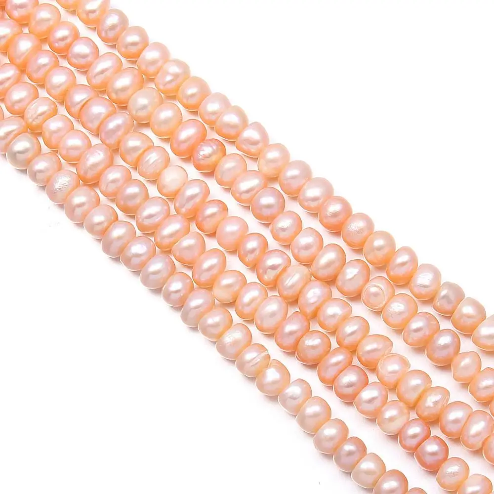 Natural Freshwater Pearl Beads 5-6mm High Quality 36cm Pre-drilled Strand for Women's Jewelry Making - Necklace And Bracelet Kit