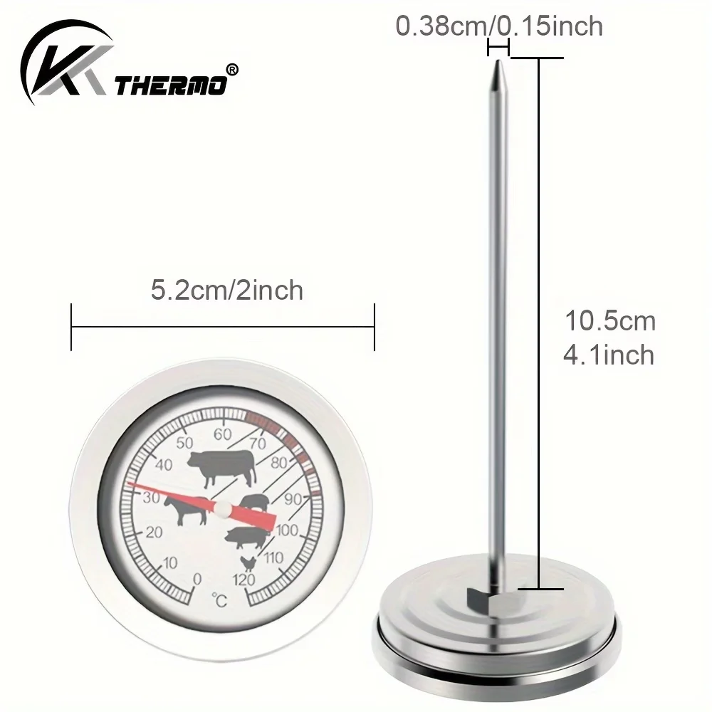 바비큐 및 주방용 스테인리스 스틸 즉석 온도계 - 섭씨 - Instant Read Thermometer 리뷰 및 가격
