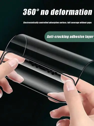 3Pcs Full Coverage Matte Ceramic Privacy Screen Protector Compatible With IPhone 17/17 Air/17 Pro/17 Pro Max, Non-Glass - Image 3