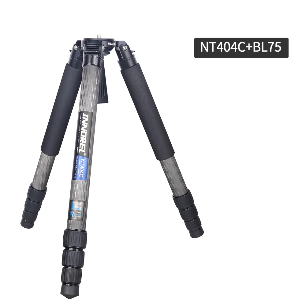INNOREL NT404C Kohlefaser-Stativ, 40 mm Rohr, professionelles Hochleistungs-Stativ, Schüsselstativ für DSLR-Kamera, Schießen, Vogelbeobachtung, 30 kg Last 7