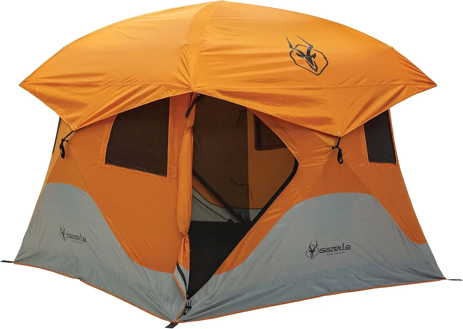 

Tents™ T4 Hub Tent, Easy 90 Second Set-Up, Waterproof, UV Resistant, Removable Floor, Ample Storage Options, 4-Person