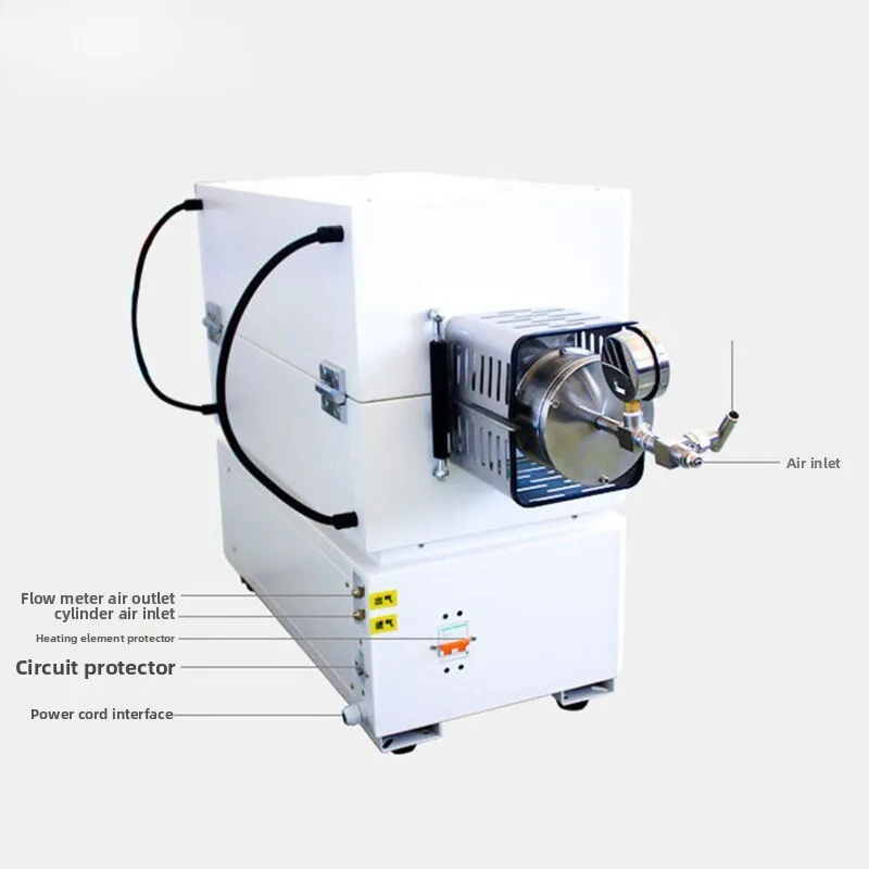 أنبوب دثر فرن درجة صندوق تلبيد الفراغ نوع فرن المقاومة ، فرن تسخين المعالجة الحرارية ، فرن اللف