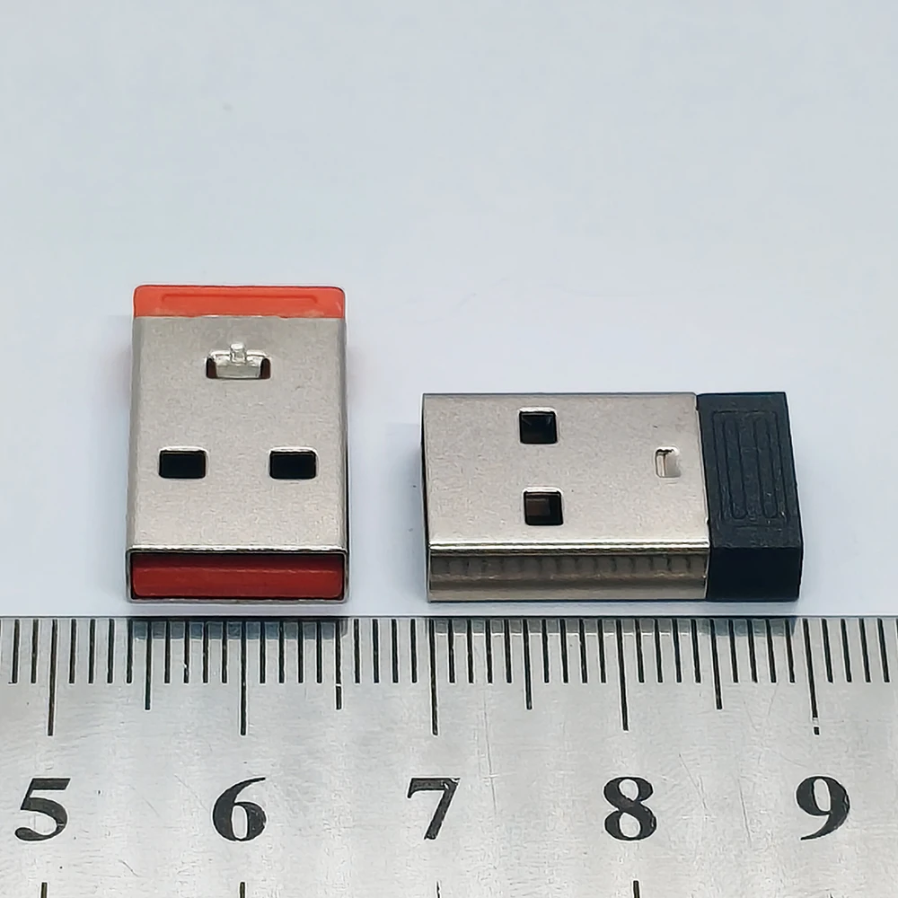 10 Stück TYPE-C Buchse auf USB 2.0 Stecker Adapter PD-Ladebuchse Orange-Schwarzer Kunststoffkern Gesamtlänge 20mm Type-C Konverter – Detail 4
