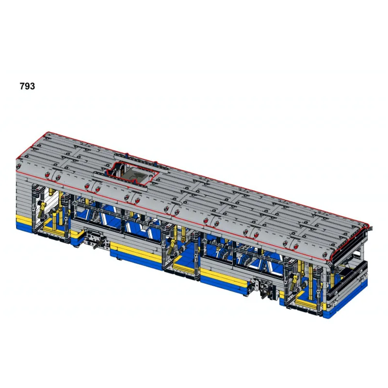 

MOC-59883 Electric RC City Bus Transport Bus Building Blocks Model 3659 PartsMOC Creative Boys Kids Birthday Toy Gifts