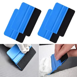 2Pcs/4Pcs Felt Edge Squeegee 4 Inch Car Vinyl Scraper Auto Styling Vinyl Wrap Tool Scratch Free Squeegee Wallpaper Smoother