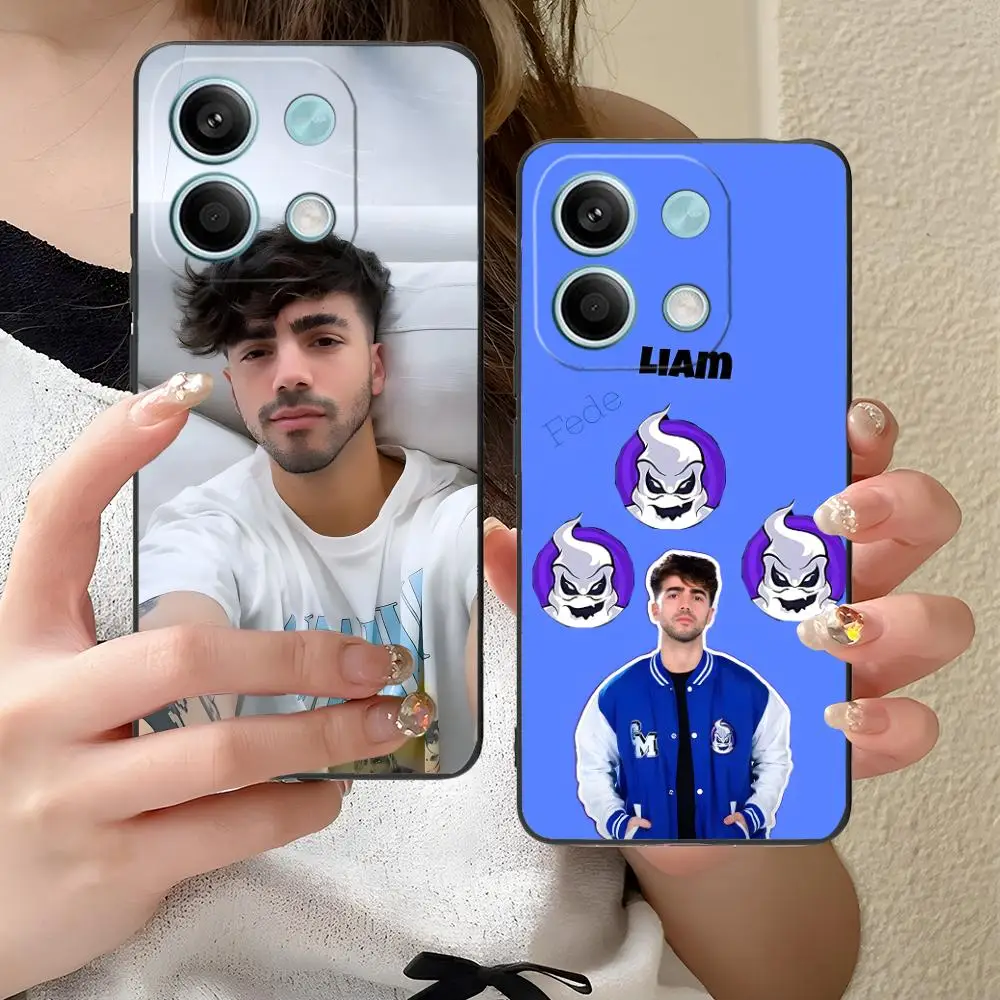 حافظة لهاتف شاومي ريدمي نوت 14 13 12 11 A5 3 2 1 Pro Plus 4G 5G غطاء طباعة ملون فاخر