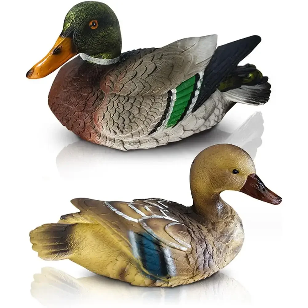 Floating Duck Sculpture Resin Duck Statue Garden Pond Landscape Decoration Floating Duck Outdoor Ornament Gift for Nature Lovers