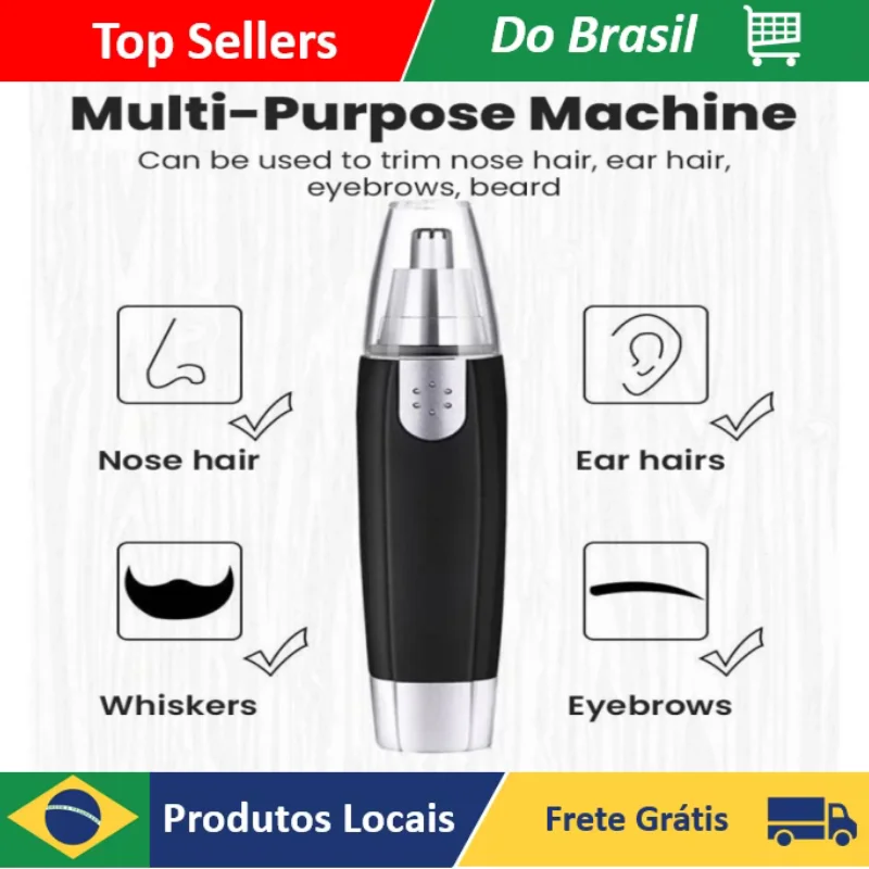 Electric Nose Hair Trimmer Implement Shaver Clipper Men Women Ear Neck Eyebrow Trimmer Shaver Man Clean Trimer Razor Remover Kit