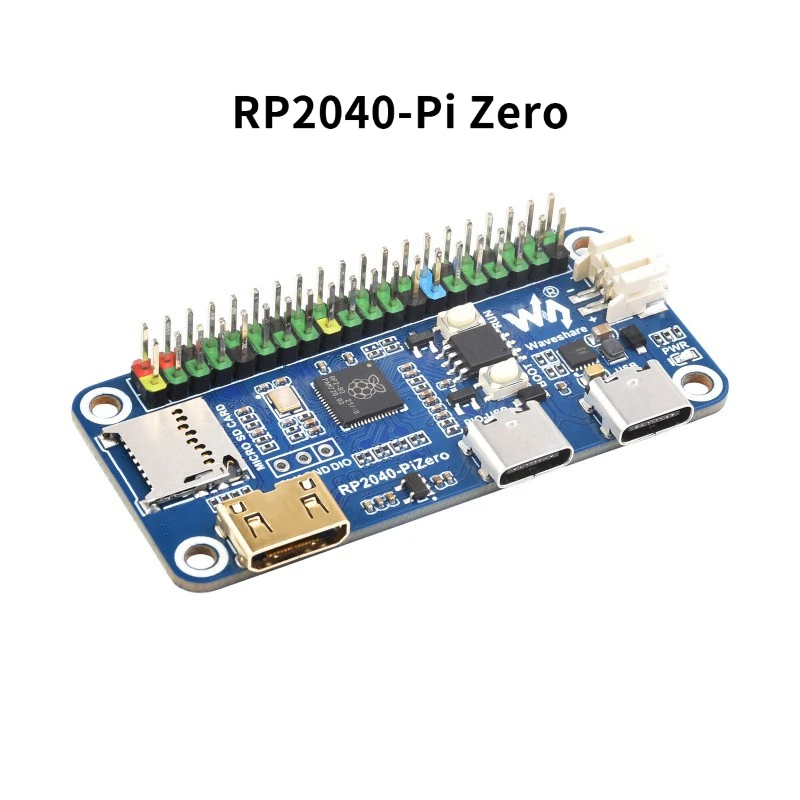 

RP2040-Pi Zero Плата разработки 16 МБ Flash Плата программирования Python Двухъядерный процессор DVI на базе Raspberry Pi RP2040