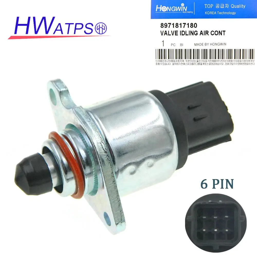 IAC zawór sterujący jałowym powietrzem wtrysku paliwa 8971817180 dla Holden Rodeo RA 3.5 6VE1 6 Chrysler Sebring 97181718 8-97181718-0