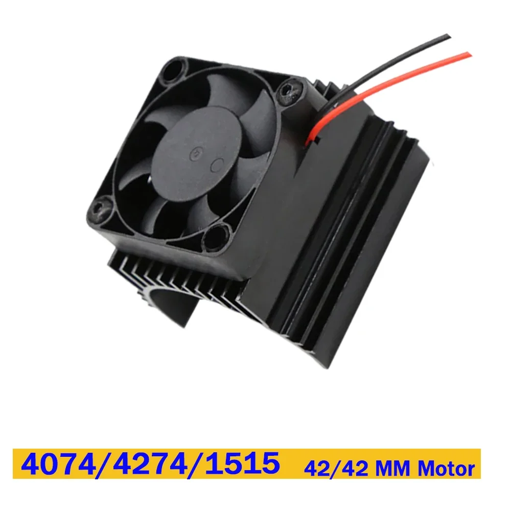 مروحة التبريد 40*42 مللي متر العالمي موتور المبرد مجموعة بالوعة الحرارة المبرد زائد ل RC سيارة 4074/4274/1515 أجزاء المحرك