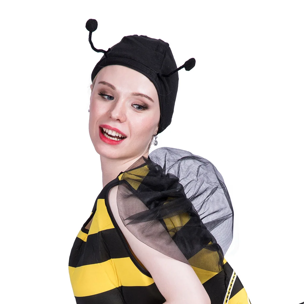 Adult Halloween Bee Costume Composite Sponge Insect Cosplay Outfit
