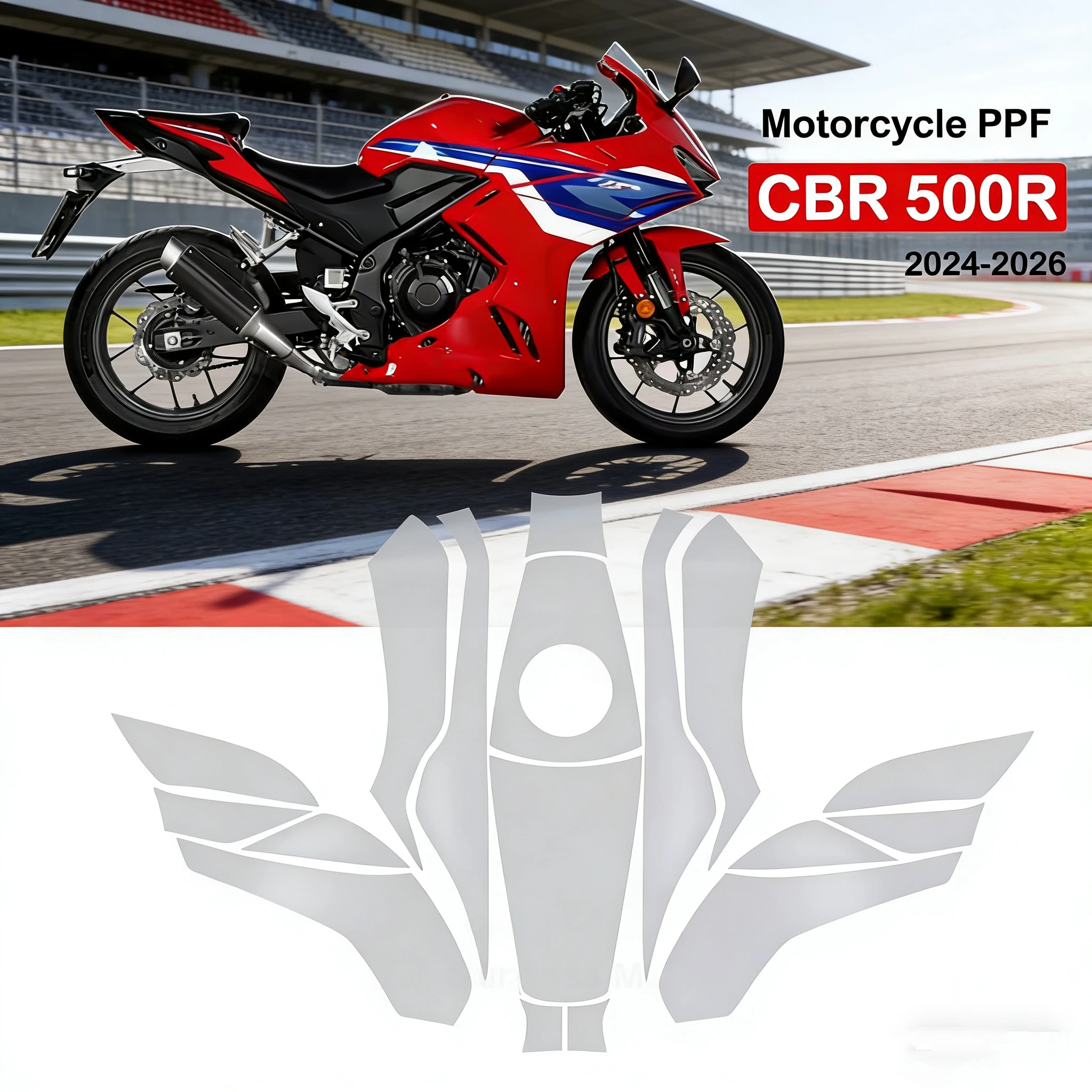 

500R For HONDA CBR500R Paint Protective Film Motorcycle Transparent Protection Film Healing Scratch Resistant 2026 CBR 500R TPU