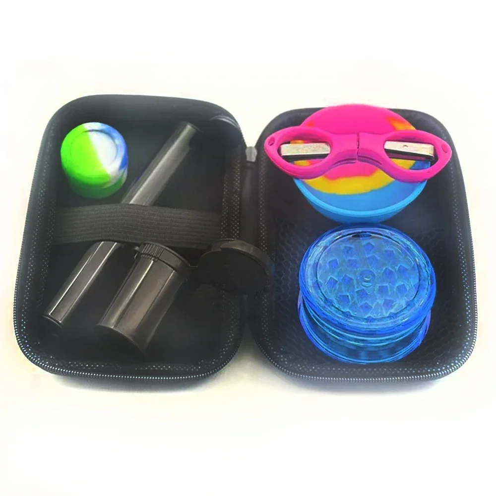1 Set Antihaft-Silikon-Behälter Silikon-Aufbewahrungsbox Öl-Aufbewahrungsbox Aufbewahrungstasche Raucherzubehör – Detail 6
