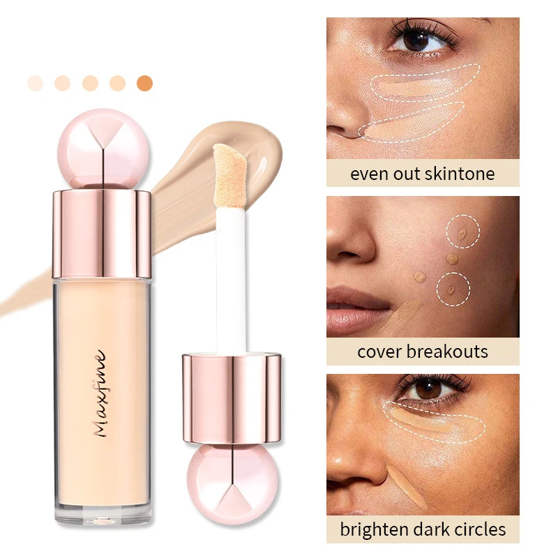 Liquid Foundation Waterproof Long Lasting Concealer Cream Contour High Cover Dark Circles Corrector Moisturizing Base Pіd Makeup