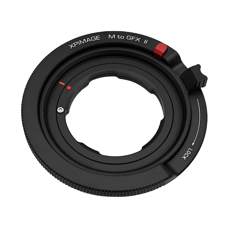 

XPimage LM-GFX Manual Focus Lens Lock Adapter for Leica M Zeiss ZM Voigtlander VM Lens to Fujifilm GFX Camera 100SII/100S/100/50