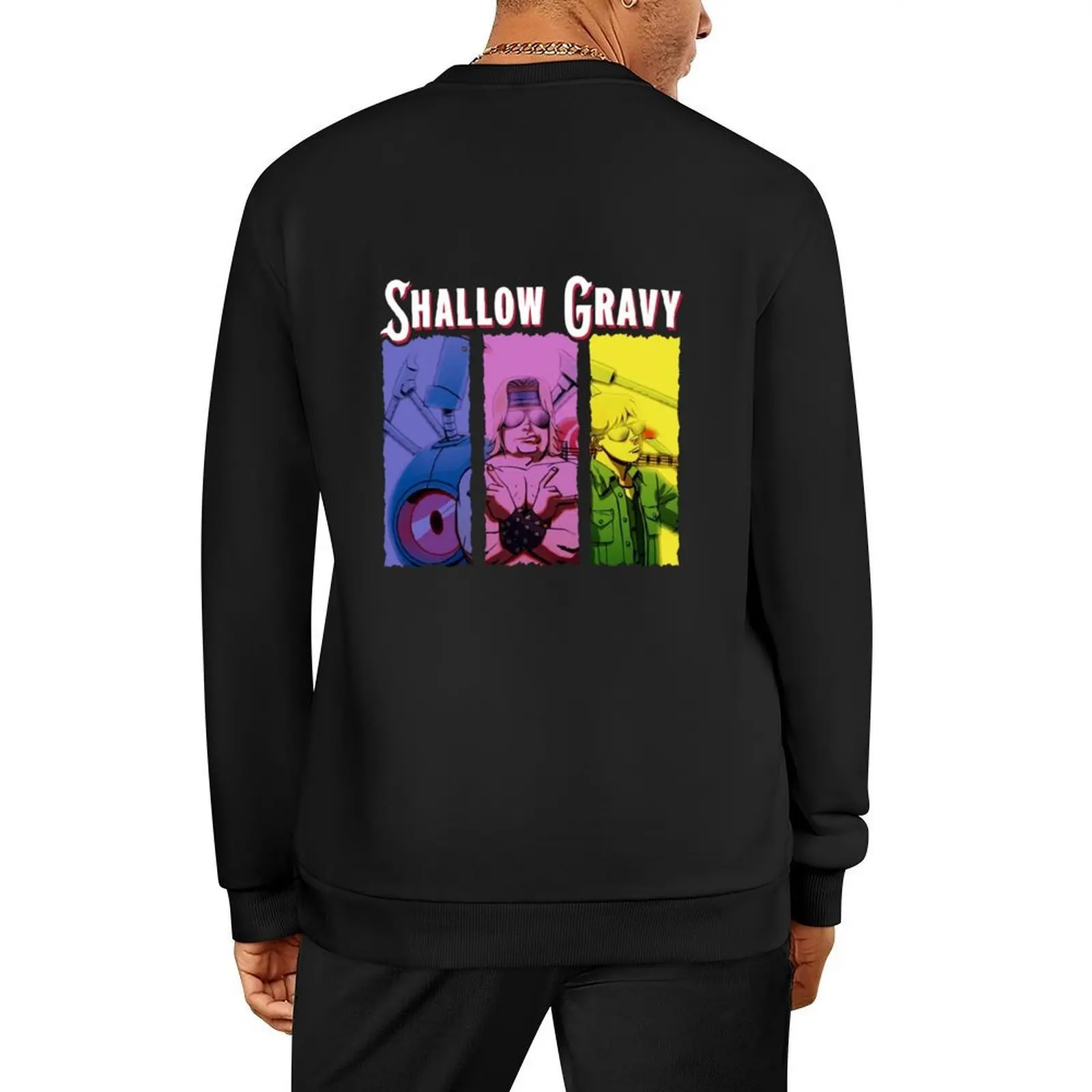 

SHALLOW GRAVY Pullover mens clothing korean style clothes autumn clothes autumn jacket men sweatshirt men