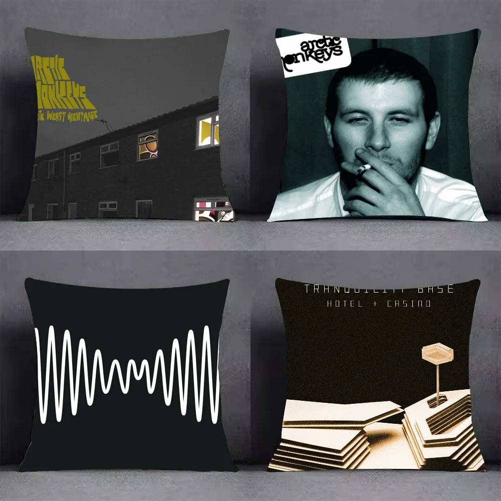Singer A-Arctic M-Monkeys AM Album Pillow Case Cover Square Sofa with for pattern comfortable cushionsuitable of room