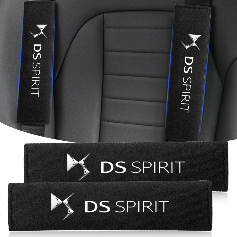

For DS SPIRIT DS4S DS5 5LS DS3 DS4 DS6 DS7 DS9 WILD RUBIS Car Seat Belt Cover styled Cotton Safety Shoulder Protector