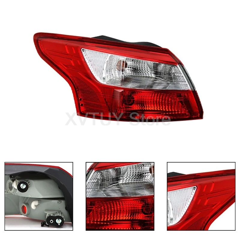 

Автомобильные задние фонари для Ford Focus 2012 2013 2014 3, седан, светодиодные задние фонари, задние фонари, дневные ходовые огни, указатель поворота, левая/правая сторона