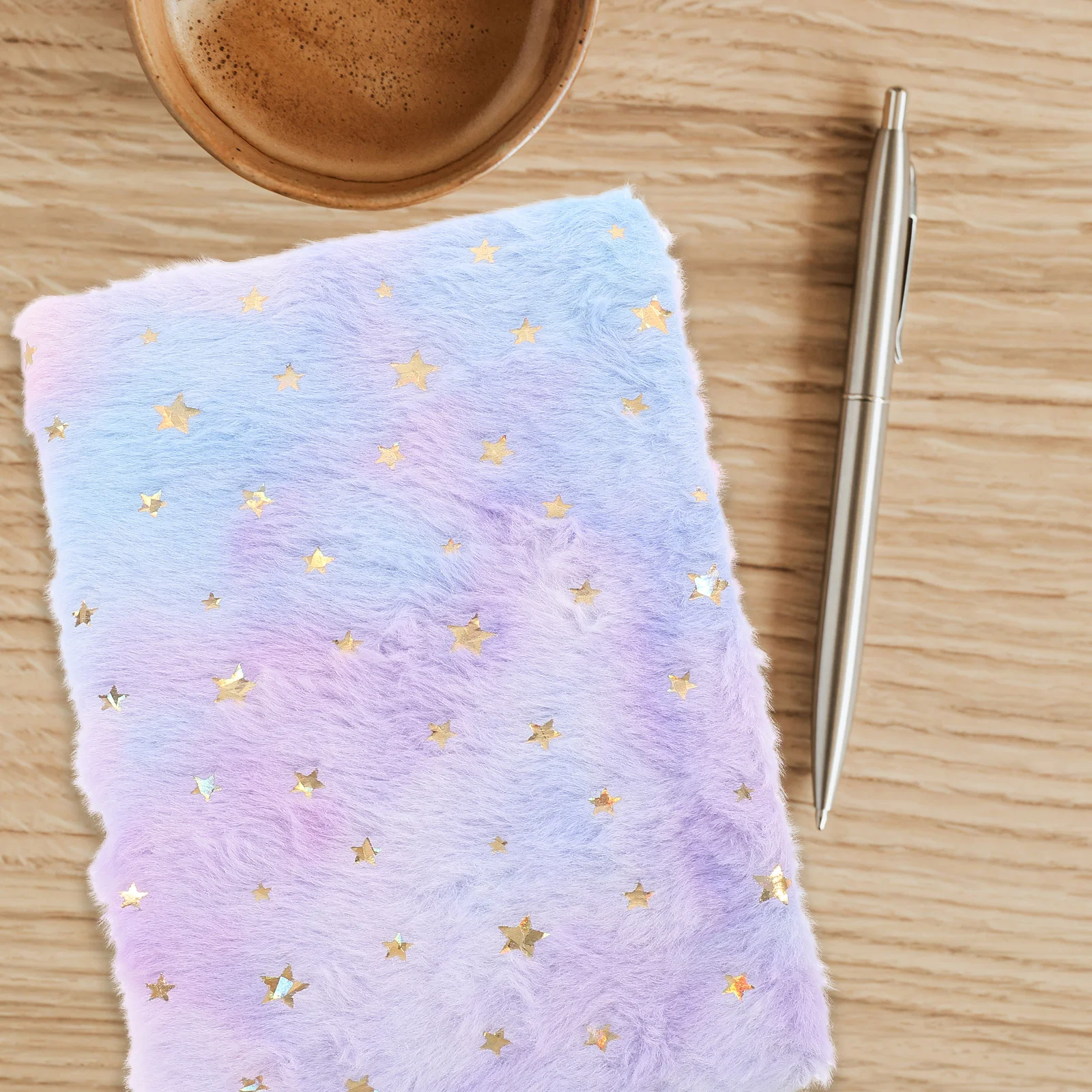 Cuaderno de felpa Cuadernos lindos Bloc de notas de boceto borroso Bloques de notas esponjosos para mujeres Pequeño oficina