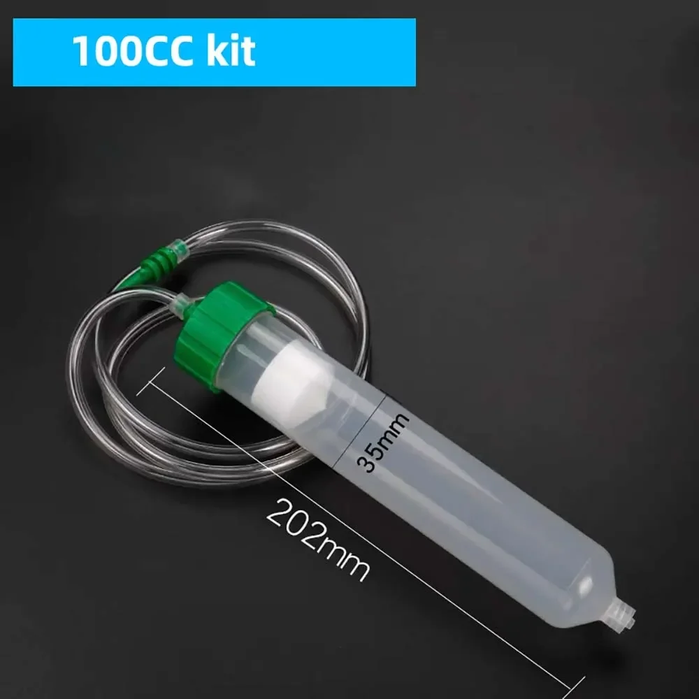 100~300CC threaded thickened dispensing syringe Glue storage Dispenser syringe Plastic Cylinder of Dripping Machine