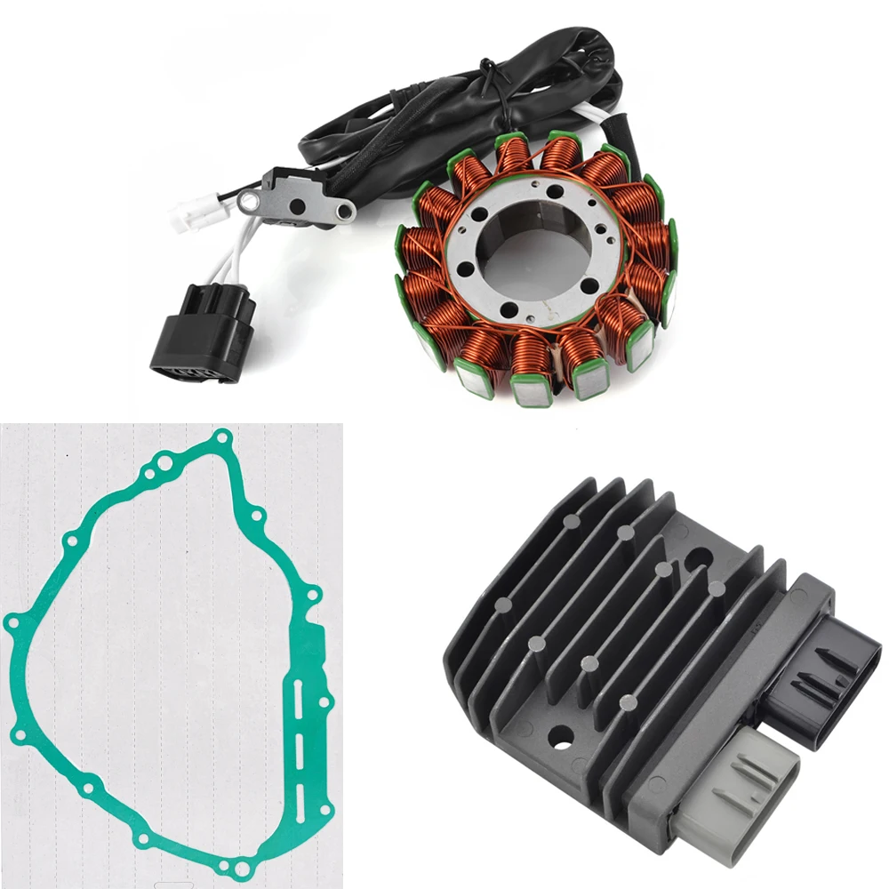 

Stator Coil + Regulator Rectifier + Stator Cover Gasket For Yamaha YFM550 Grizzly 550 YFM700 Grizzly 700 YFM700 Kodiak 700 YFM