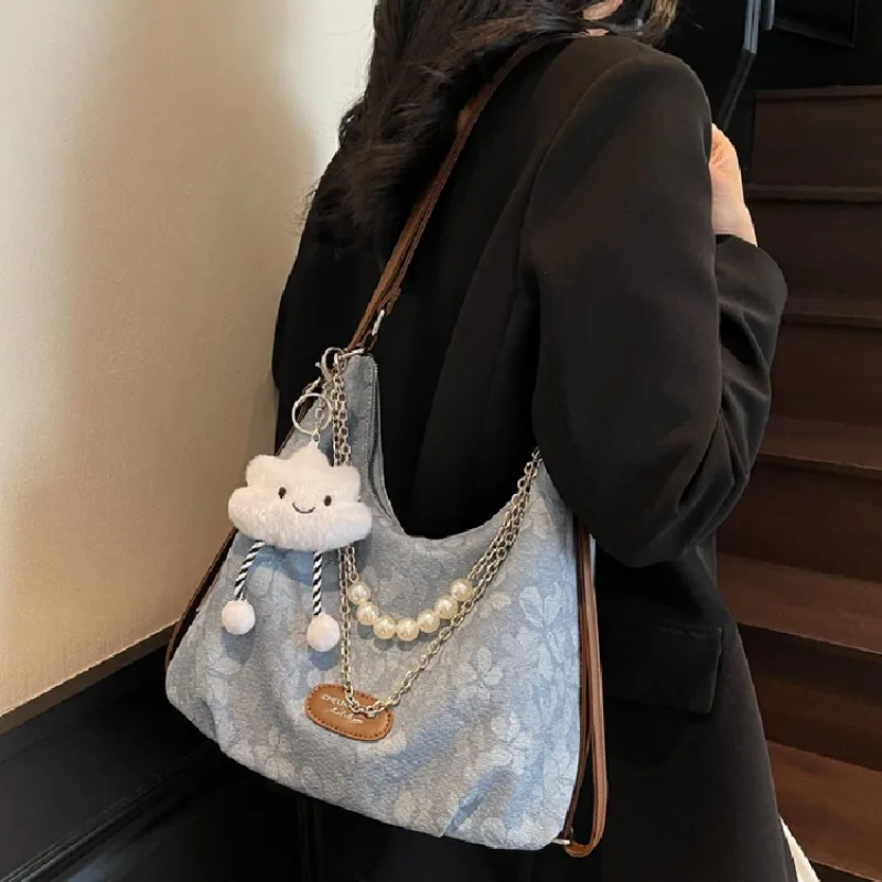 

Classic Underarm One Shoulder Fashion Stylish Popular Simple Pillow Bag Bag Suitable During A Shopping Mall Tour