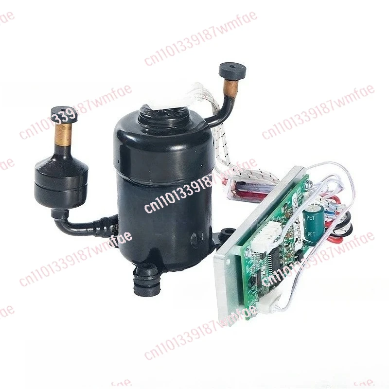 for St19Dc Compressor 12V24V48V Max 450W Capacity R134A Suitable for Portable Refrigerator Mini Air Conditioner Compressor