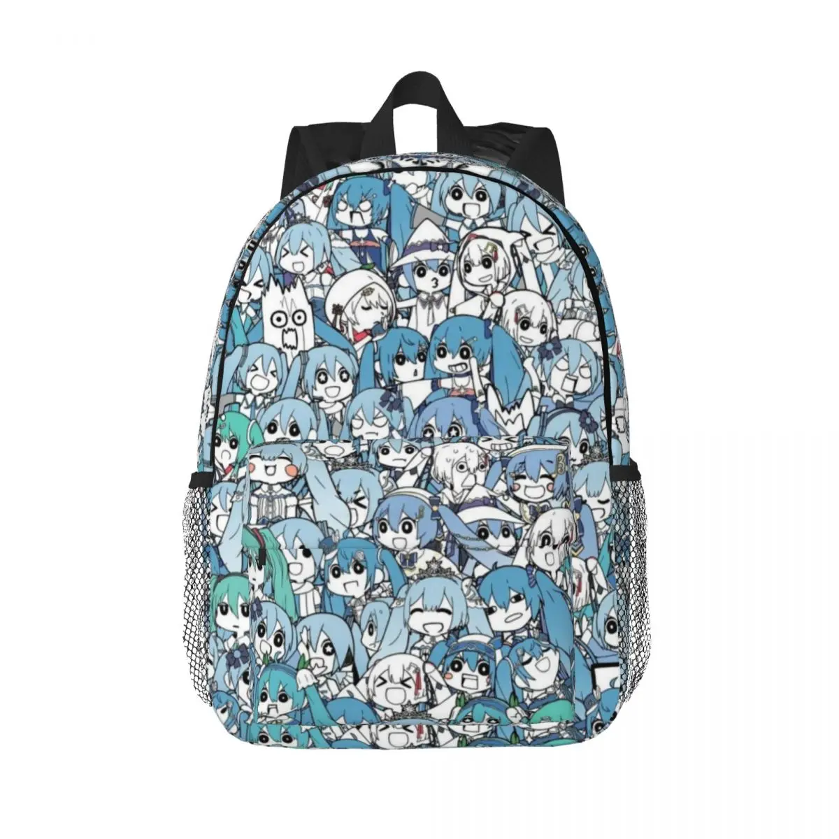 Hatsune Miku New Fashionable Pattern School Bag Print Lightweight Backpack 15inch