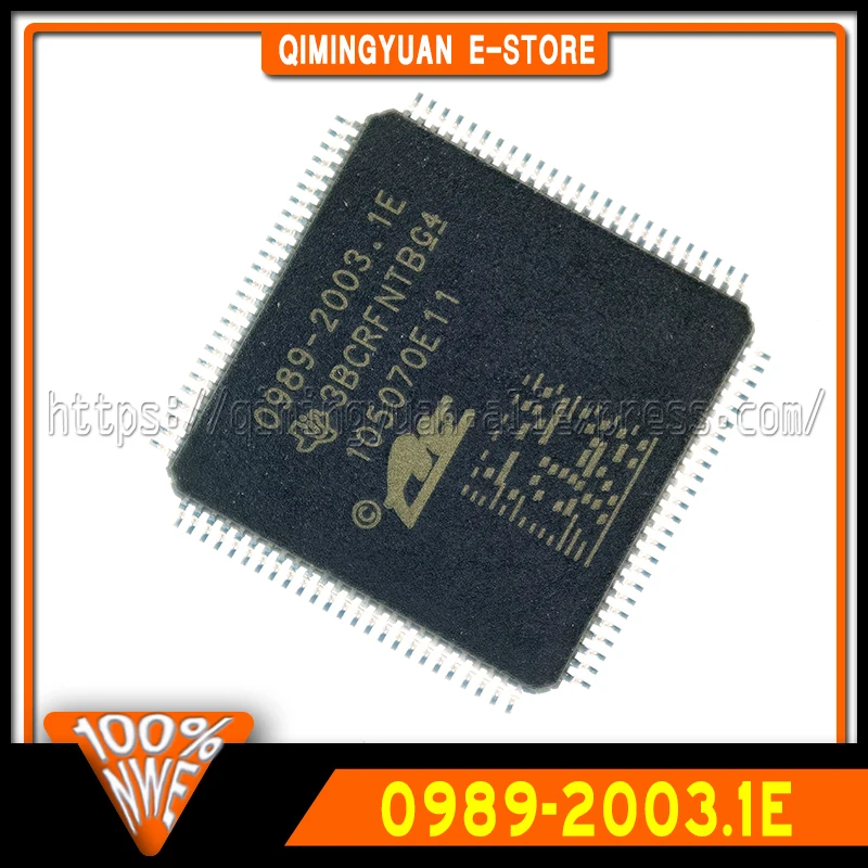 1pcs/lot New Original 0989-2003.1E 0989-2003 QFP-128 105070E11 Chip Use for Automotives ABS In Stock