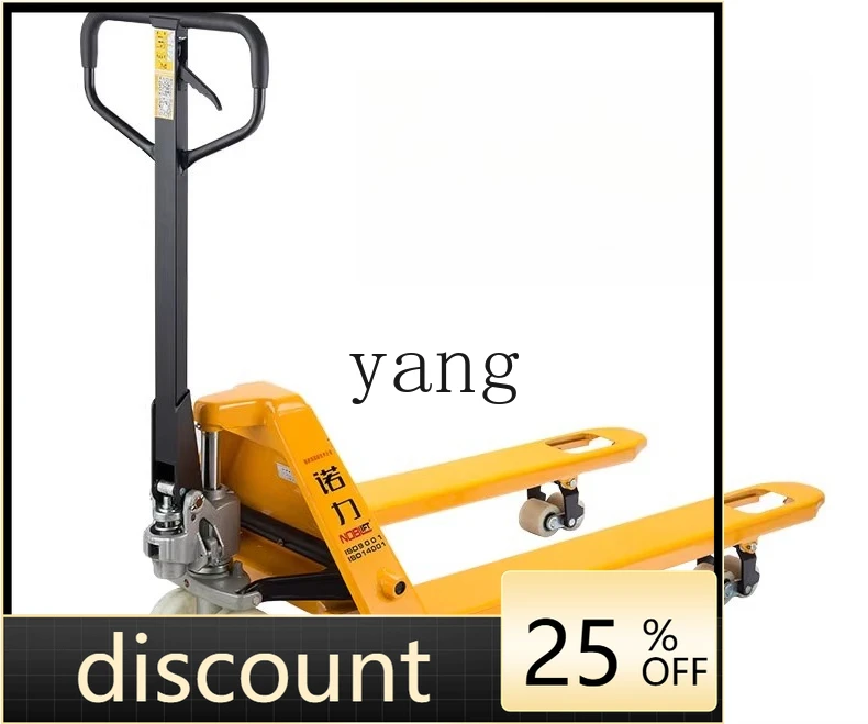 LMM manual forklift hydraulic truck 2 tons 3 tons extended pallet ground cattle