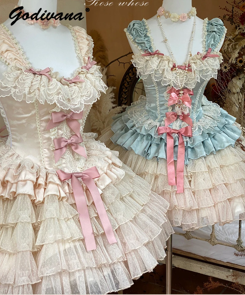 Vestido de Ballet romántico para niñas, vestidos de pastel de hada con lazo, vestido de baile Delgado, primavera y verano, nuevo