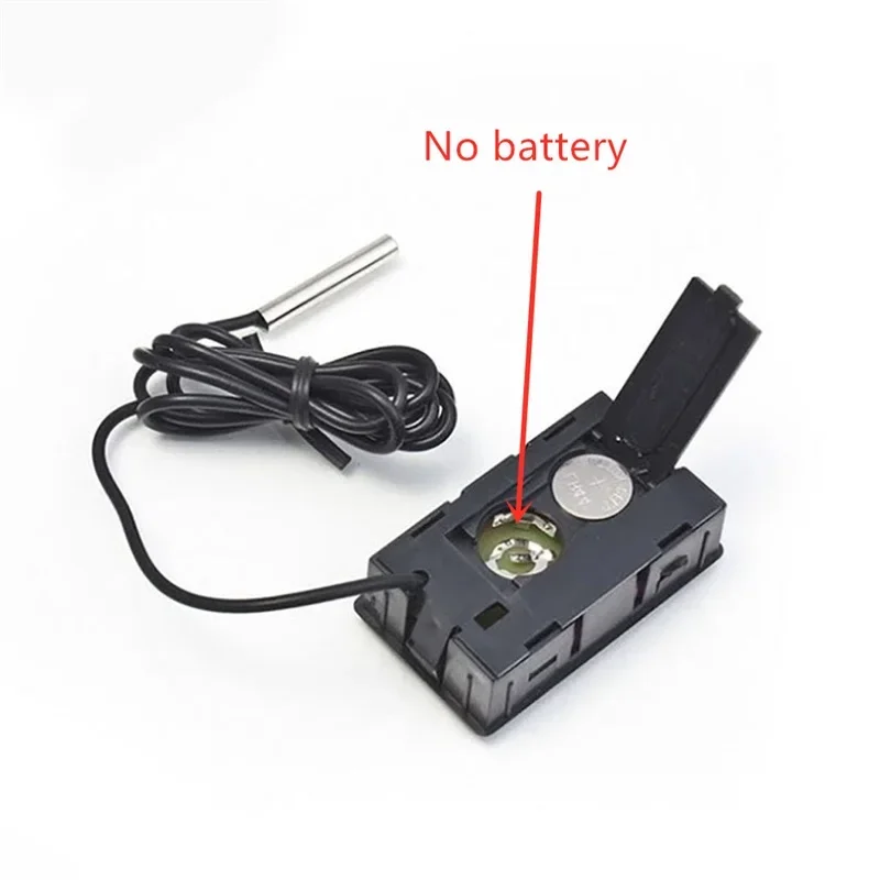 Mini  Digital LCD Thermometer Waterproof Probe Indoor Outdoor Temperature Gauge For Fridge Aquarium Car Home