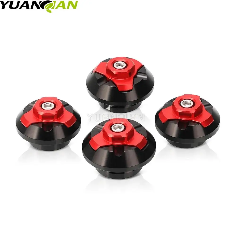 4 Pieces Chassis Plugs Frame Hole Cover Caps Plug Decorative Frame Cap For Kawasaki Ninja 250 300 Z300 Z250 300R EX300 ZX300R