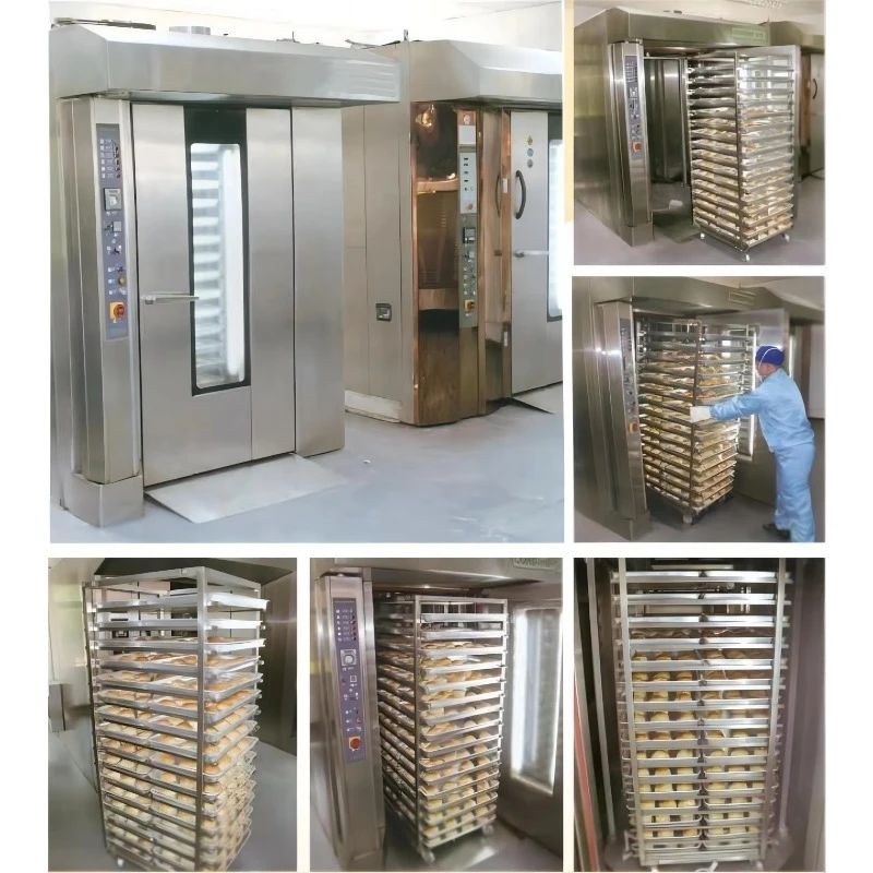 Forno diesel de gás elétrico rotativo digital industrial Forno de cozimento giratório de eletricidade