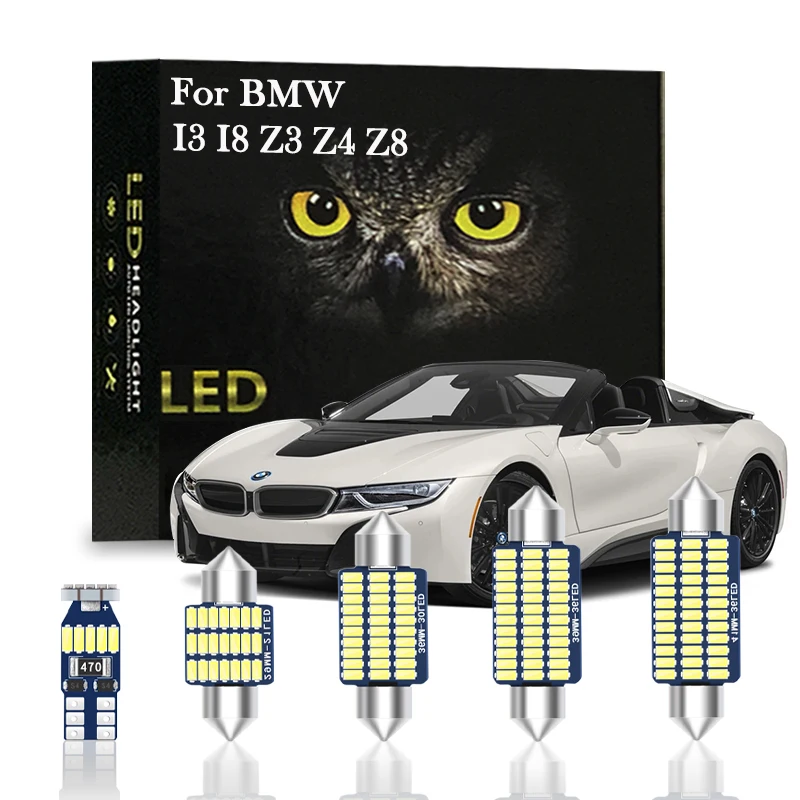 

Canbus For BMW Series I3 I8 I12 Z3 Z4 Z8 E36 E85 E86 E89 E52 Coupe 2009 2014 2017 2018 2020 Accessories Indoor Light LED