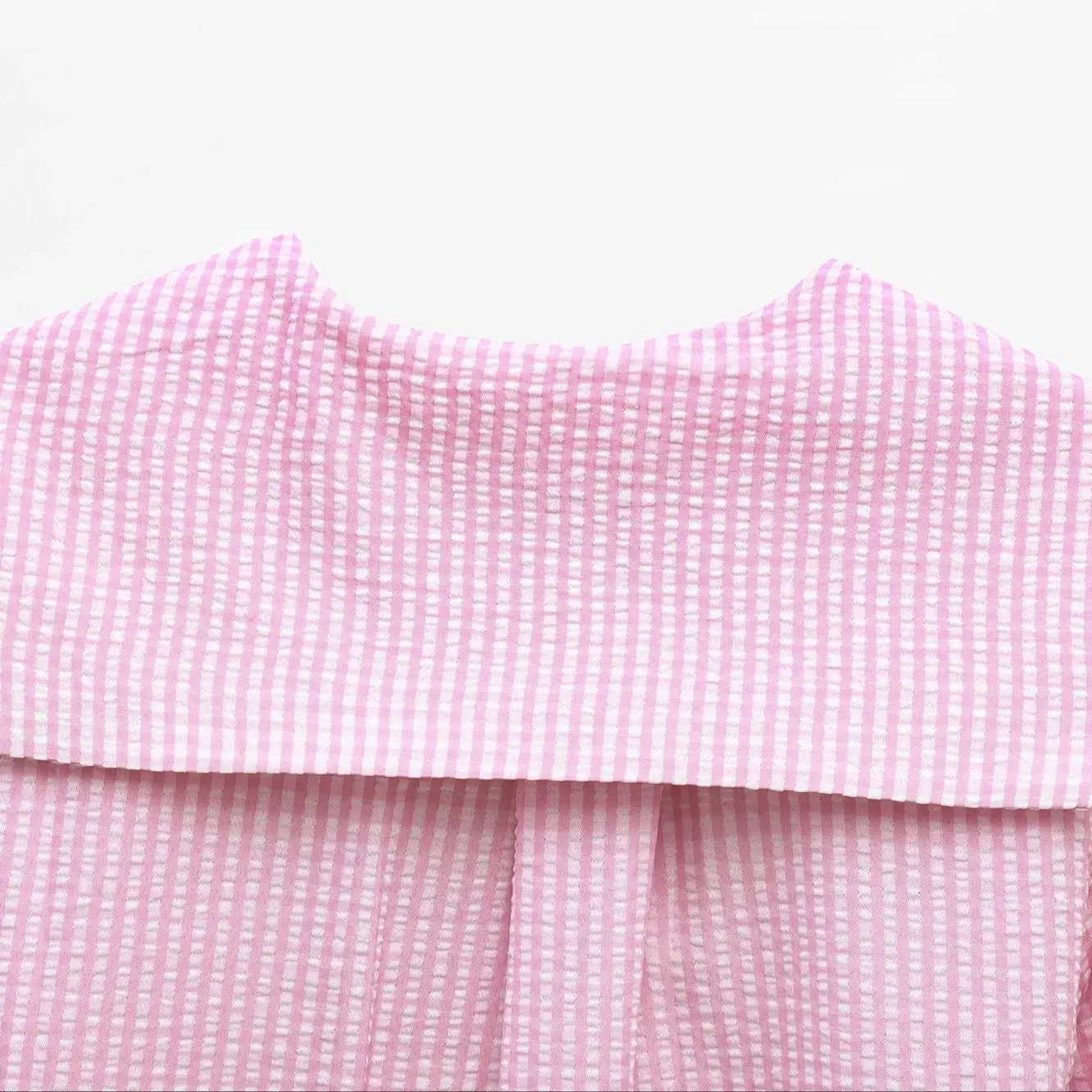 Plaid Shirts for Womens Peter Pan Collar Tops Long Sleeve Single Breasted Blouse Cute Sweet Girls Loose Shirts 4661038