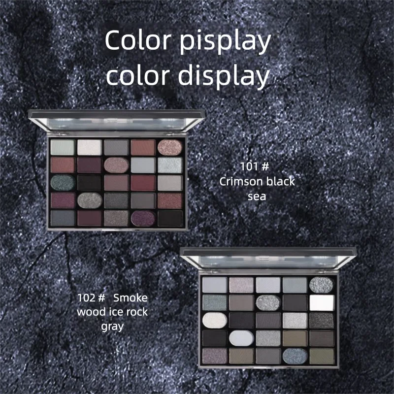 Cahill Eyeshadow Palette, A Multi-purpose Pearlescent, Matte, Fine Flash, Smoky Punk, Deep And Three-dimensional Eyeshadow view 5